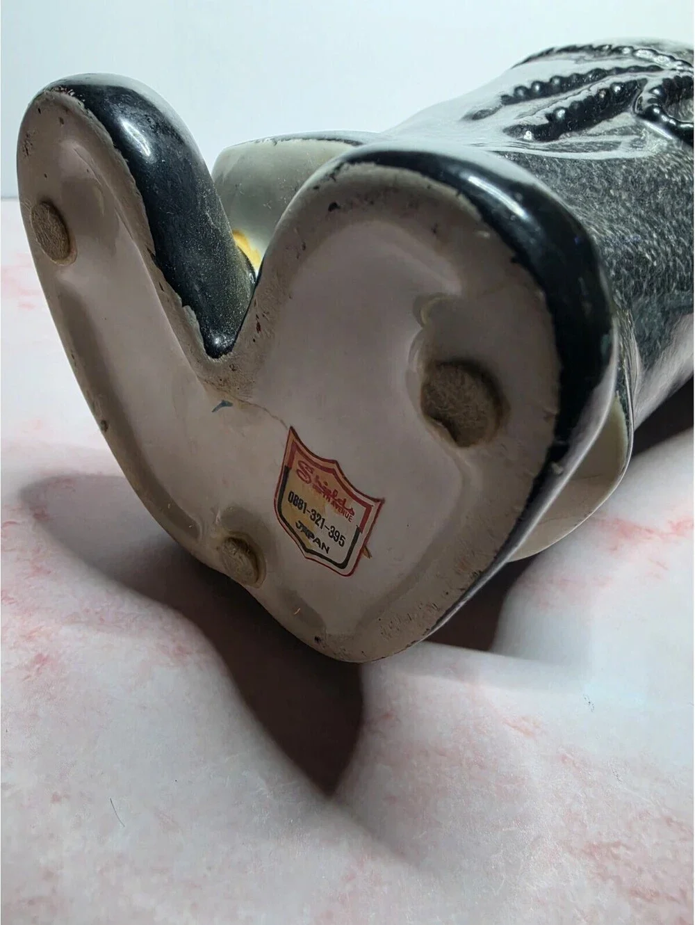 Vtg RARE Shields Fifth Avenue Japan Hangover Basset Hound Dog Decanter Figurine